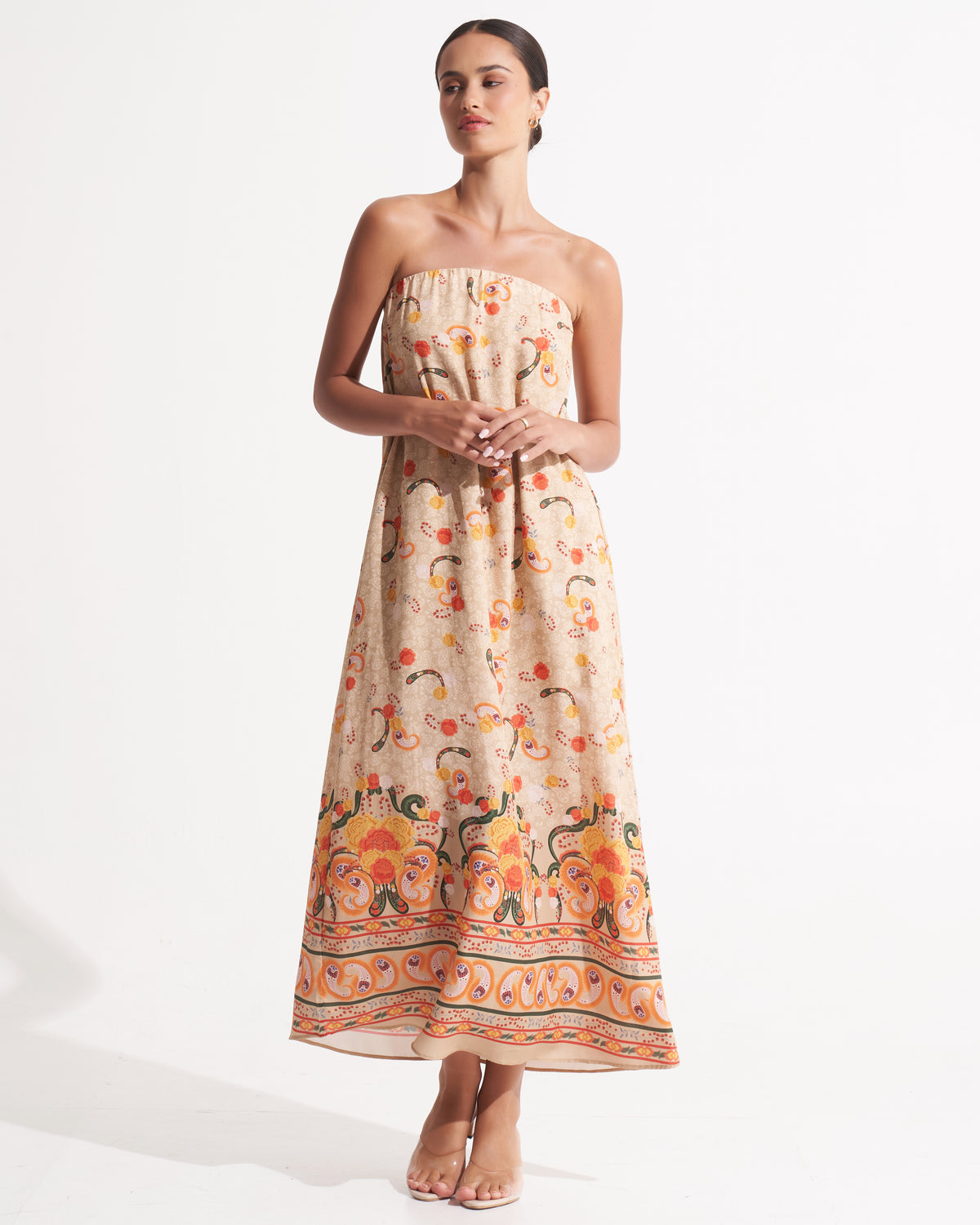 Cartel Maxi Dress Eleanora Tangelo