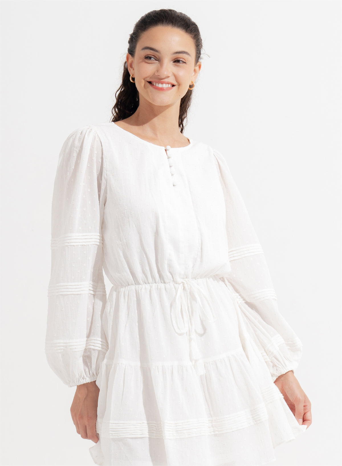 Faith Mini Dress White