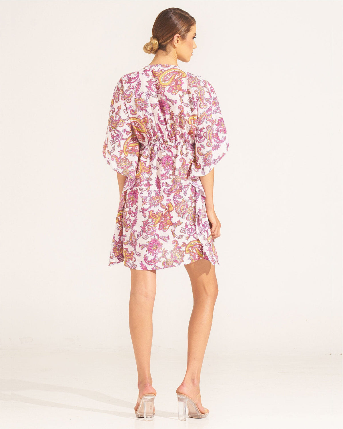 Morrato Bali Mini Dress Insha Kaftan Marudeva Moss