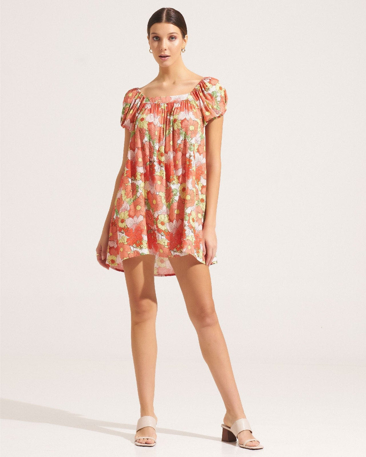 Morrato Bali Mini Dress Marguerite Mini Dress Roselle Grenadine