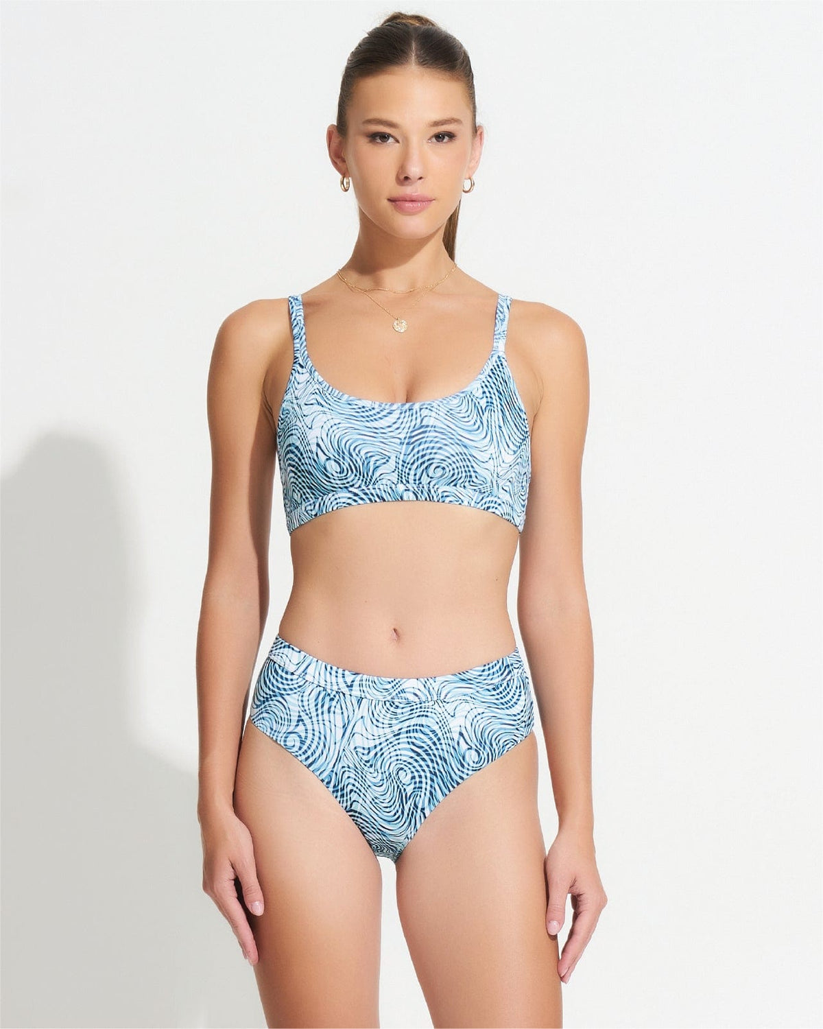 Morrato Bikini Bottom Athena Bikini Bottom Topographical Blue