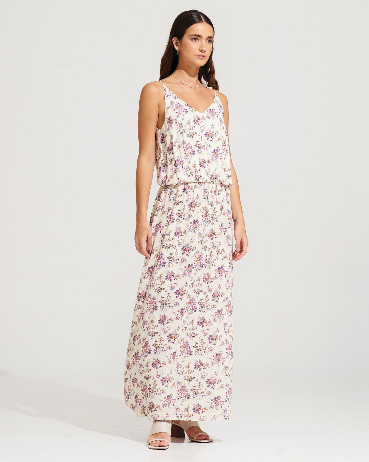 Morrato Maxi Dress Aiyana Sleeveless Dress Zinnia Lavender