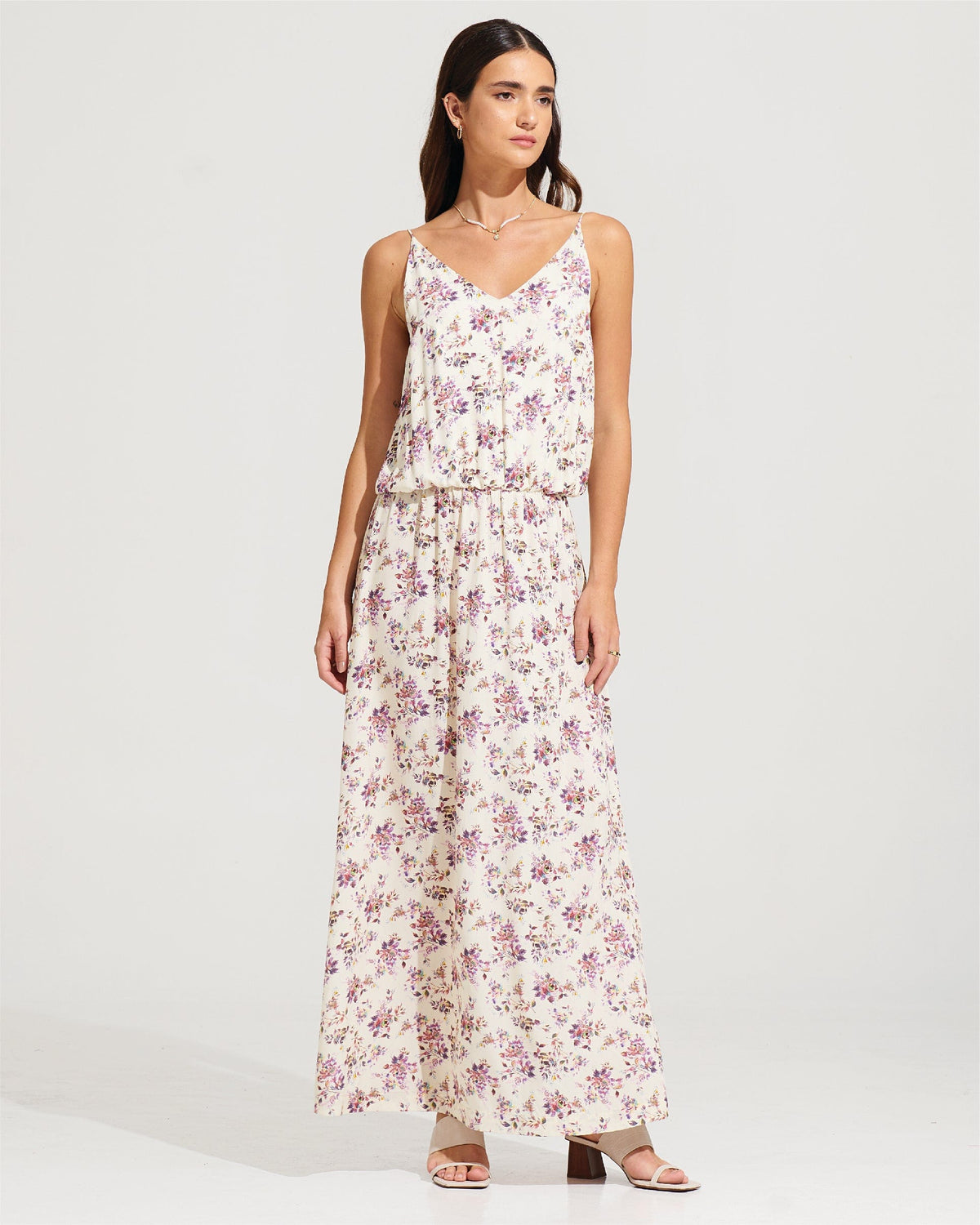 Morrato Maxi Dress Aiyana Sleeveless Dress Zinnia Lavender