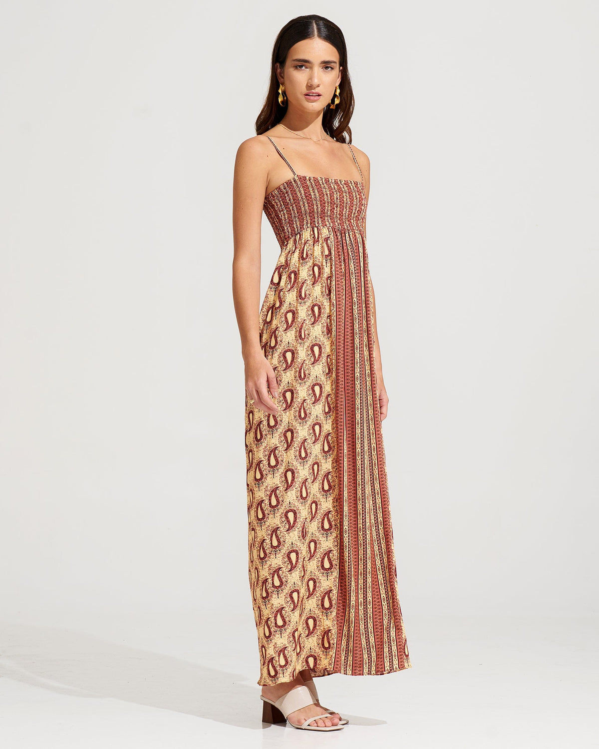 Morrato Maxi Dress Veena Maxi Dress Ophelia Chamois