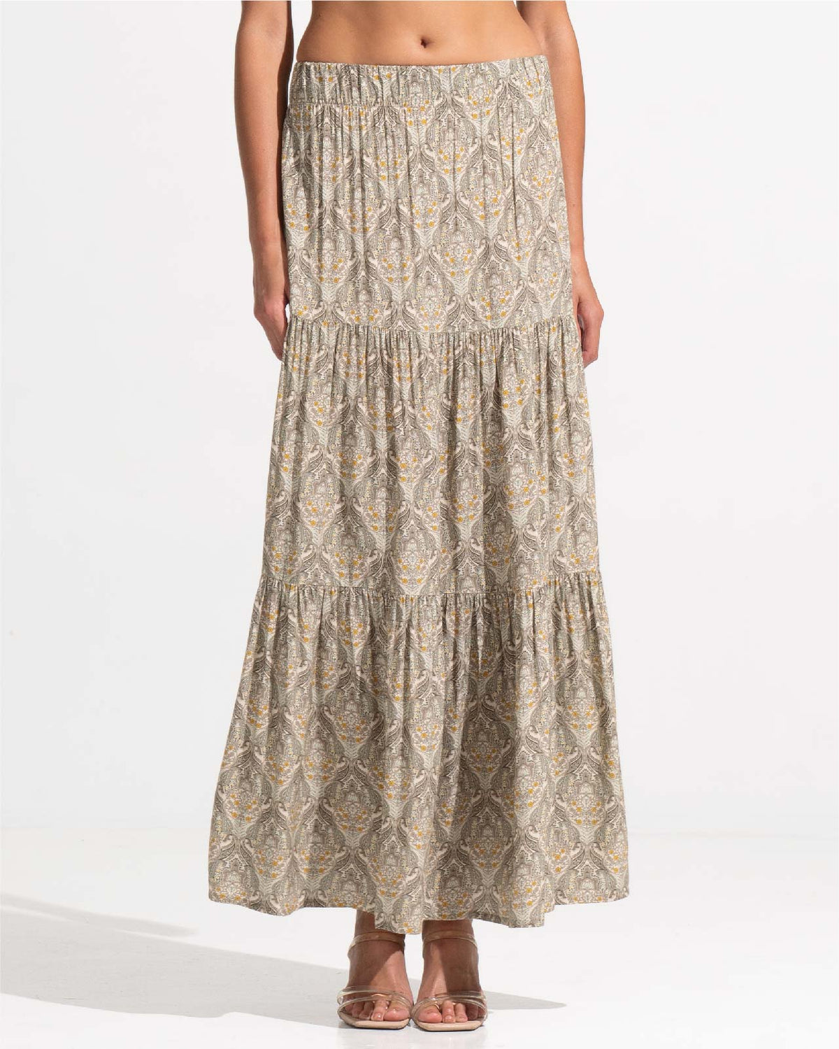 Morrato Maxi Skirt Estrella Maxi Skirt Primavera Parchment