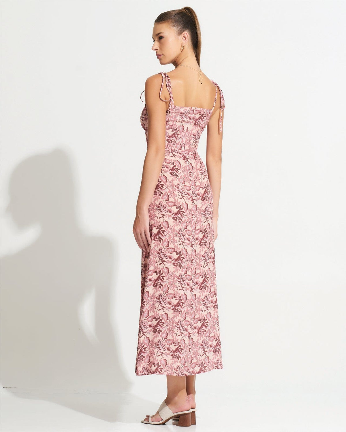 Morrato Midi Dress Heather Midi Dress Monsterra Pale Peach