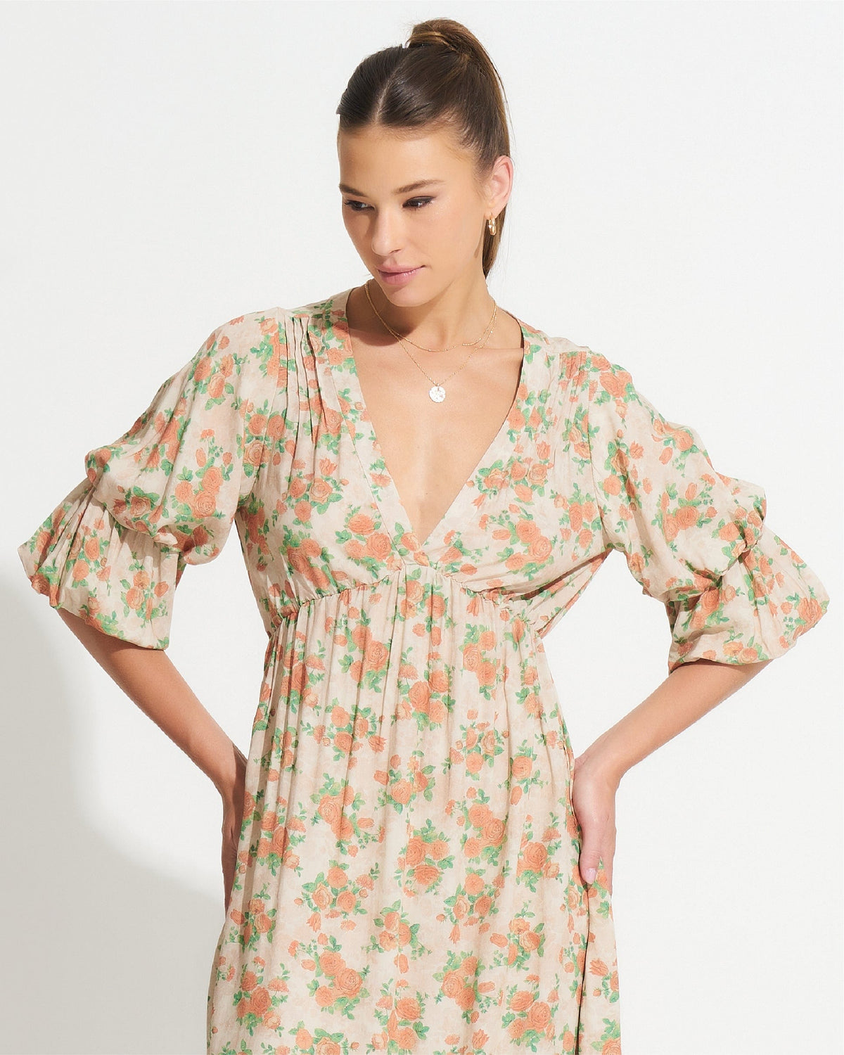 Morrato Midi Dress Myles Midi Dress Lucienne Dessert Mist