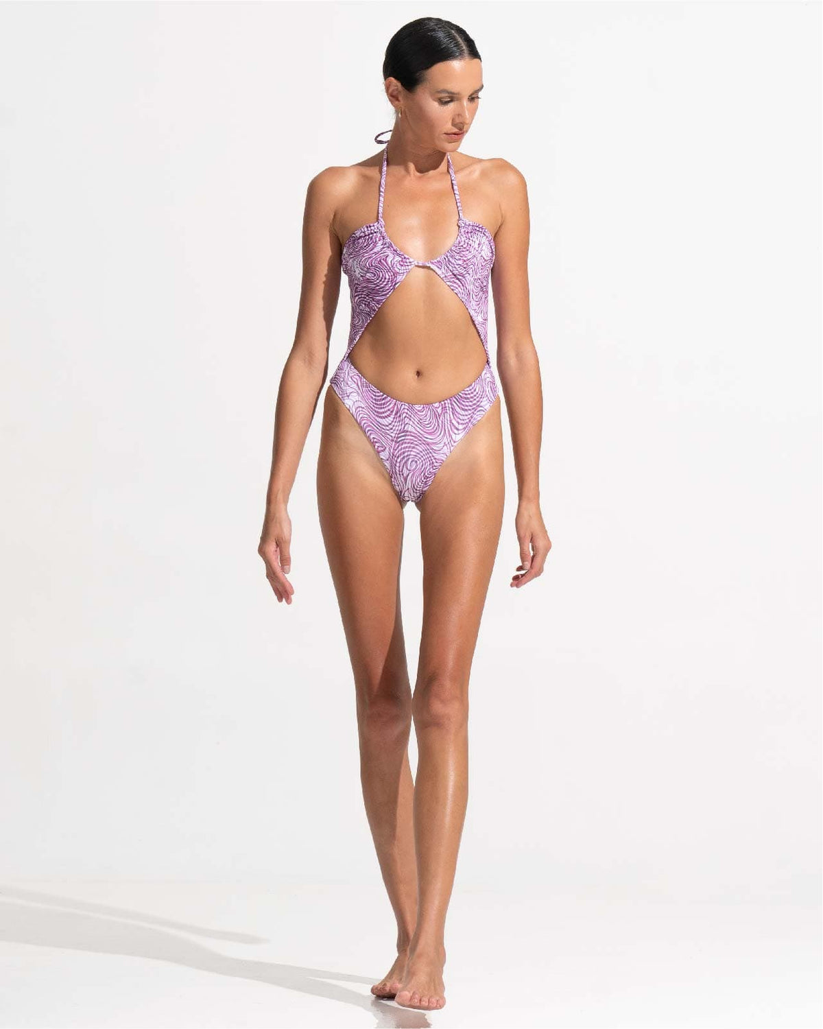 Morrato One Piece Solange One Piece Topographical Violet