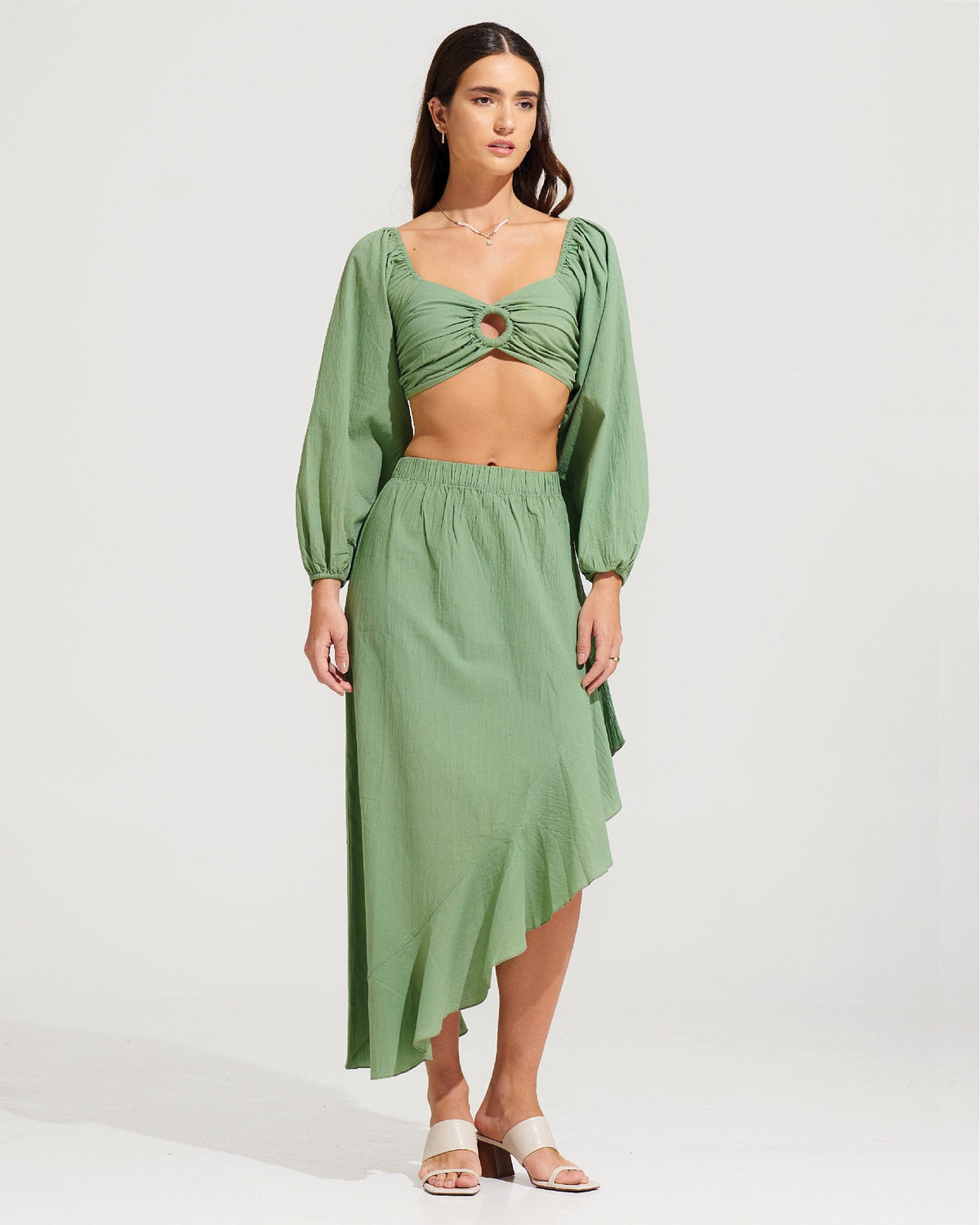 Morrato Top Brielle Top Basil