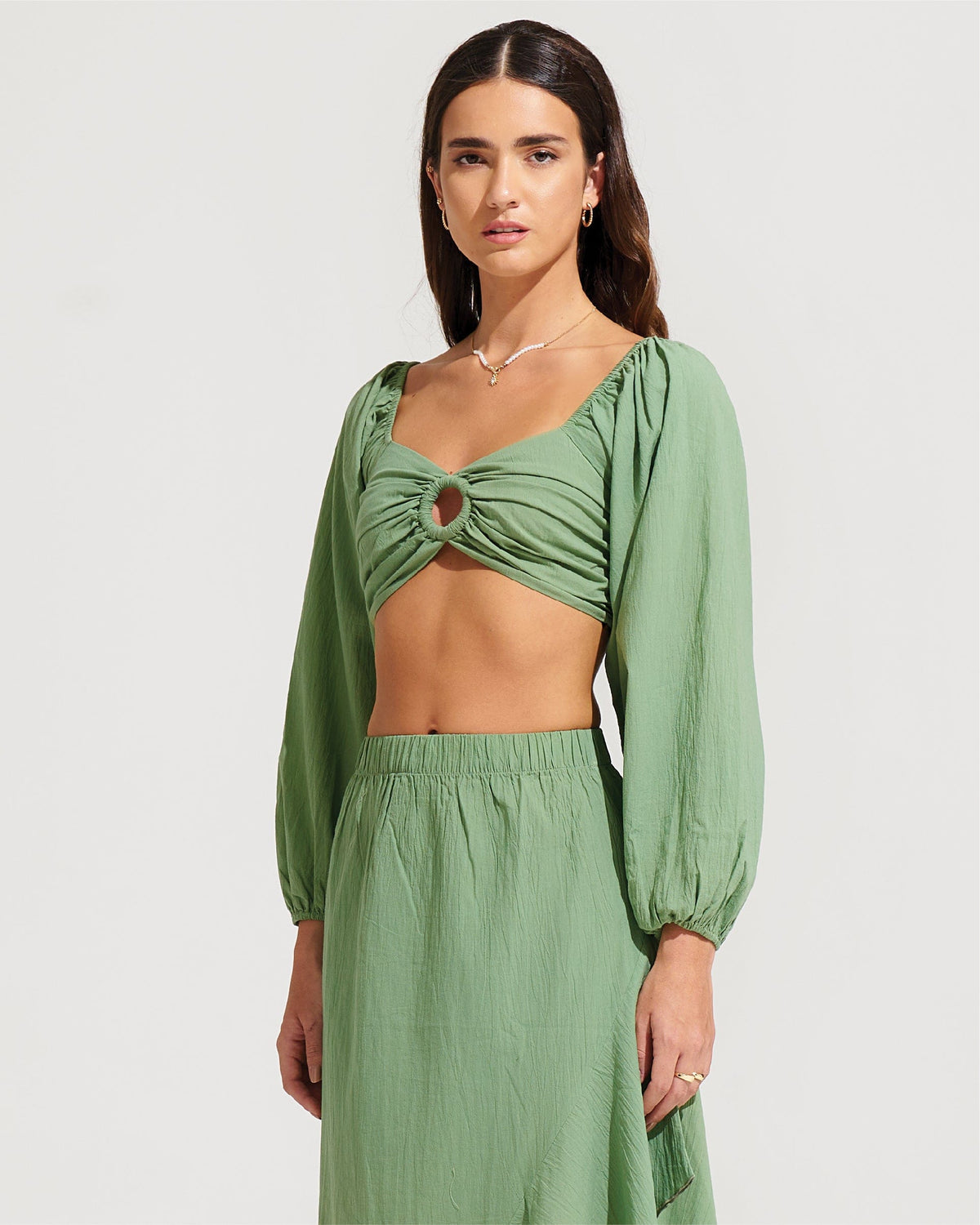 Morrato Top Brielle Top Basil