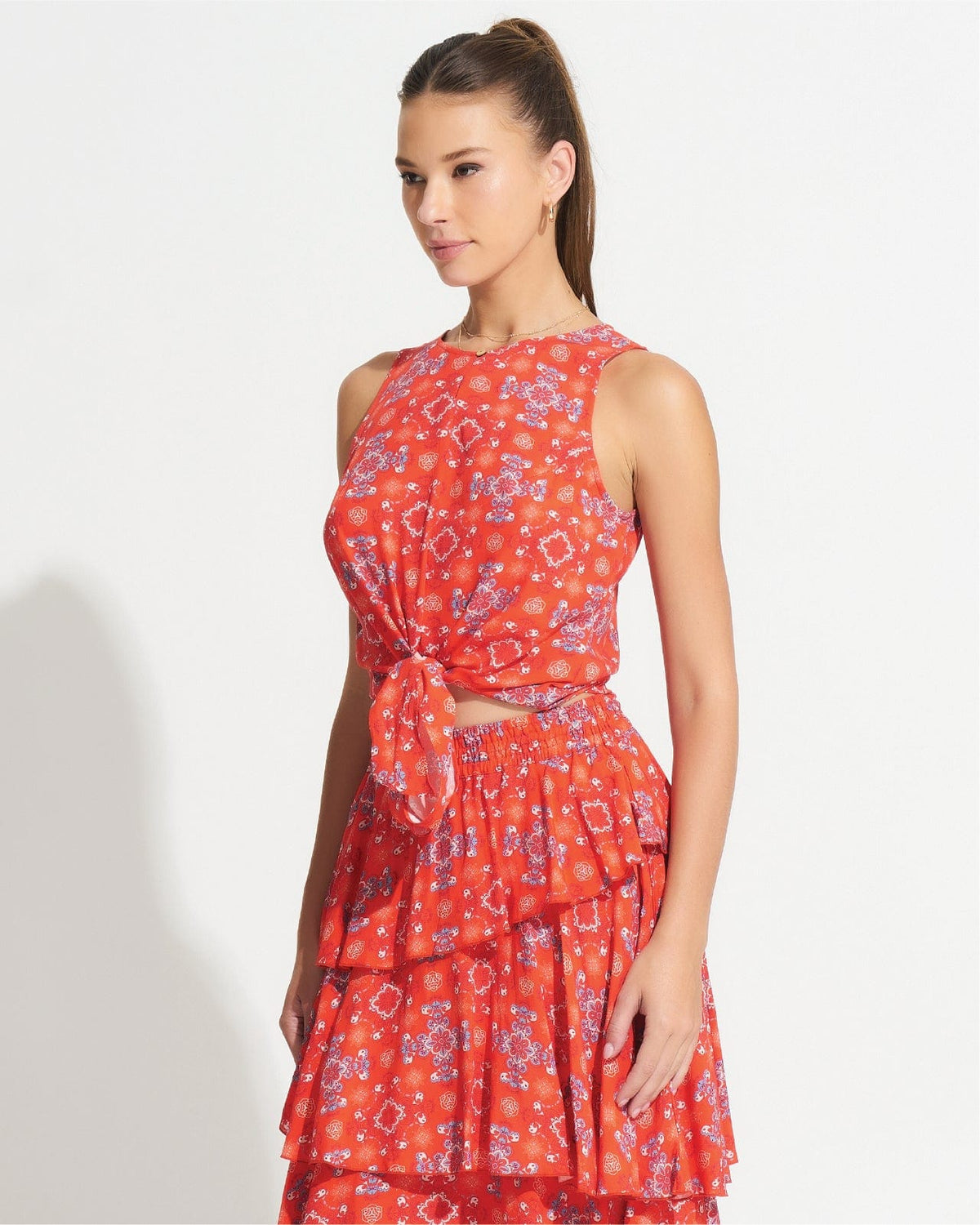Morrato Top Calandra Sleeveless Top Crystal Tigerlily