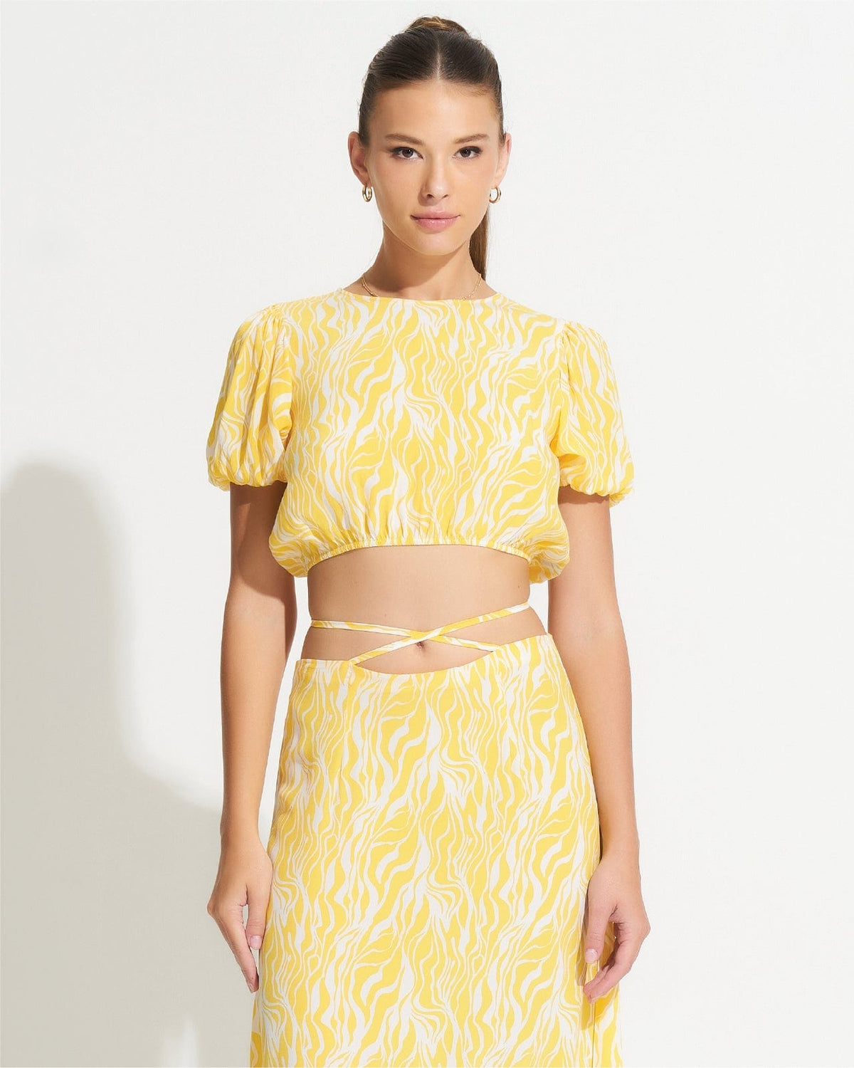 Morrato Top Canne Crop Top Rhiannon Aurora
